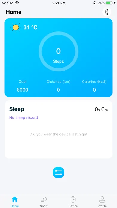 KUMIFit سکرین شاٹس