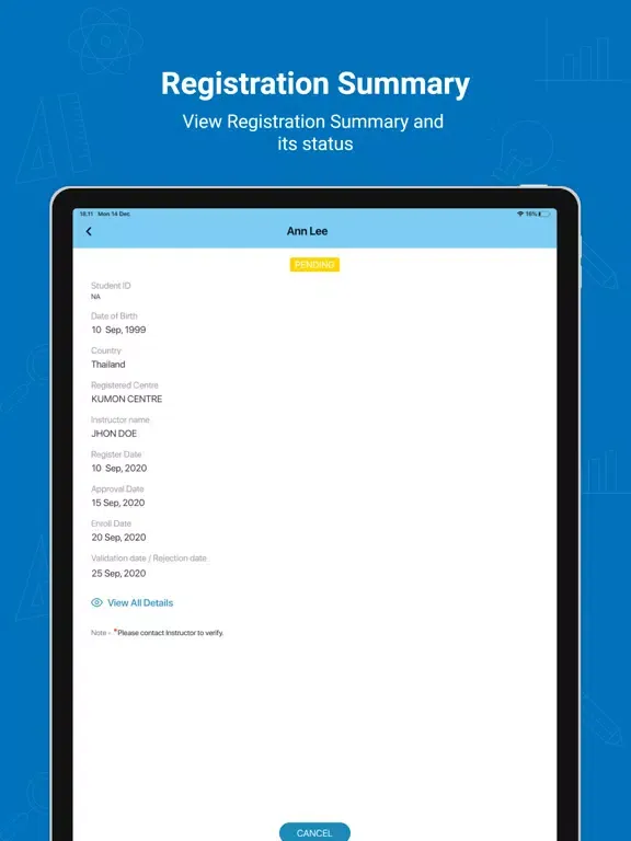 My Kumon iPad 应用截图