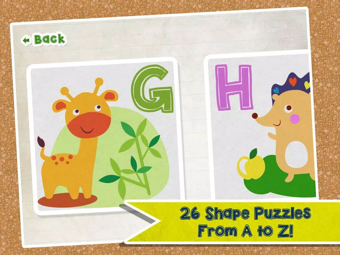 صور Alphabet Animal Puzzle Free iPad 