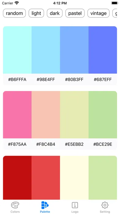 Zrzuty ekranu ColorPalette - Color Harmony
