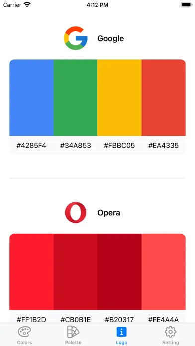 Zrzuty ekranu ColorPalette - Color Harmony