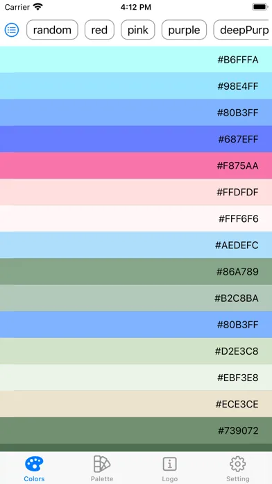 Zrzuty ekranu ColorPalette - Color Harmony