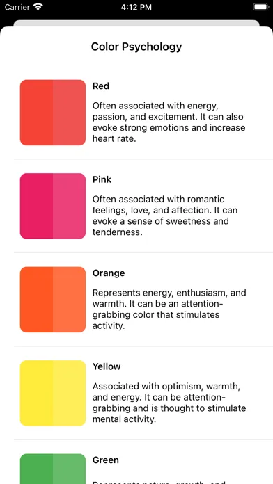 Zrzuty ekranu ColorPalette - Color Harmony
