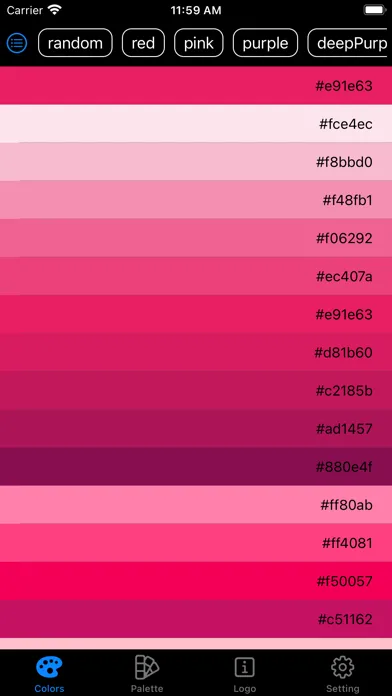 Zrzuty ekranu ColorPalette - Color Harmony