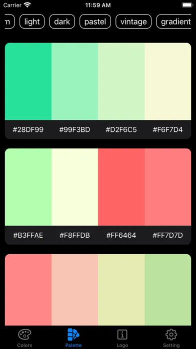 Zrzuty ekranu ColorPalette - Color Harmony