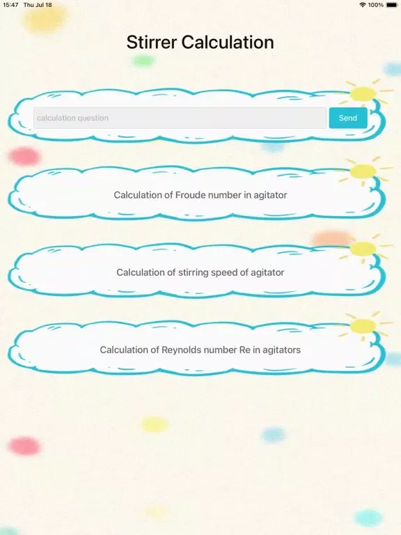 Breezy: Stirrer Calculation iPad  Screenshots