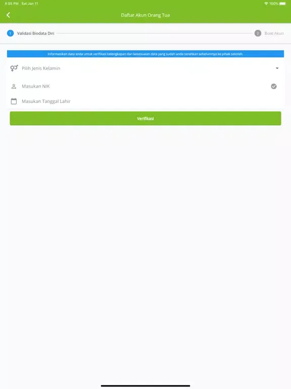 Tangkapan skrin Kunci - MTS AL INAYAH iPad 