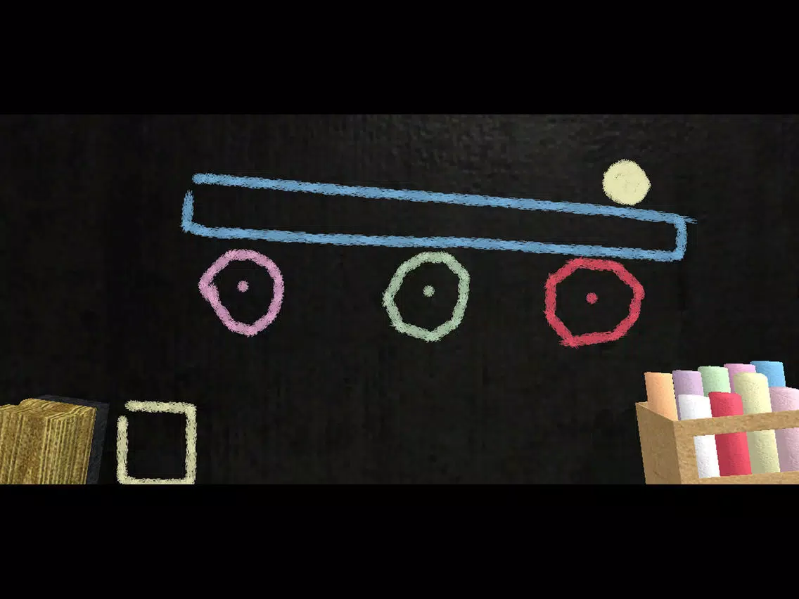 Capturas de tela do Chalkboard Physics iPad 