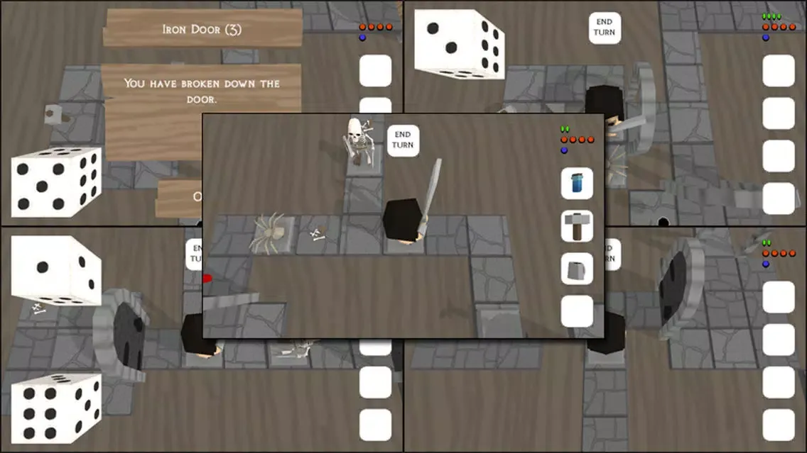 Capturas de tela do D6Dungeon