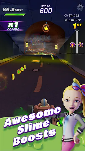 Captures d'écran de Nickelodeon Kart Racers