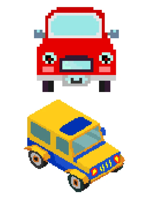 Скриншоты Car Logo Quiz Pixel Art iPad 