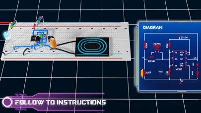 ภาพหน้าจอของ Circuit Design 3D Simulator