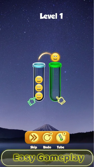 Capturas de tela do Emoji Sort Puzzle Sortpuz