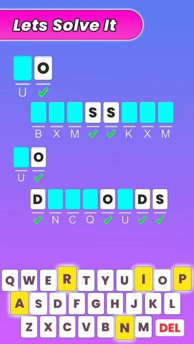 Enigma Decode Words Puzzle应用截图