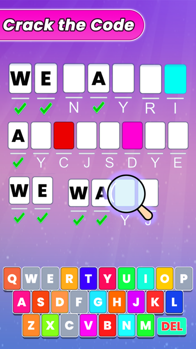 ภาพหน้าจอของ Enigma Decode Words Puzzle