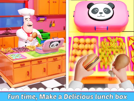 Capturas de tela do Lunch Box Organizer 3D iPad 