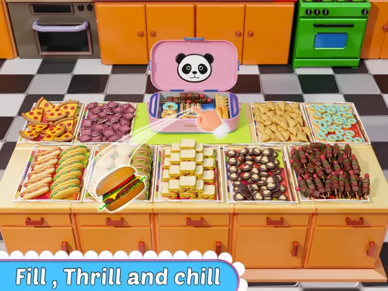 Capturas de tela do Lunch Box Organizer 3D iPad 