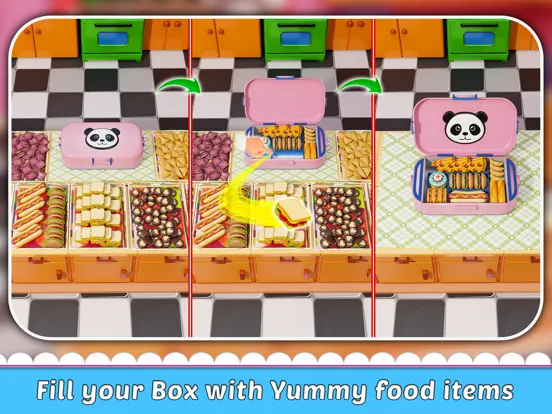 Capturas de tela do Lunch Box Organizer 3D iPad 