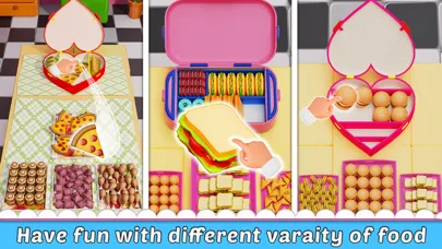 Capturas de tela do Lunch Box Organizer 3D