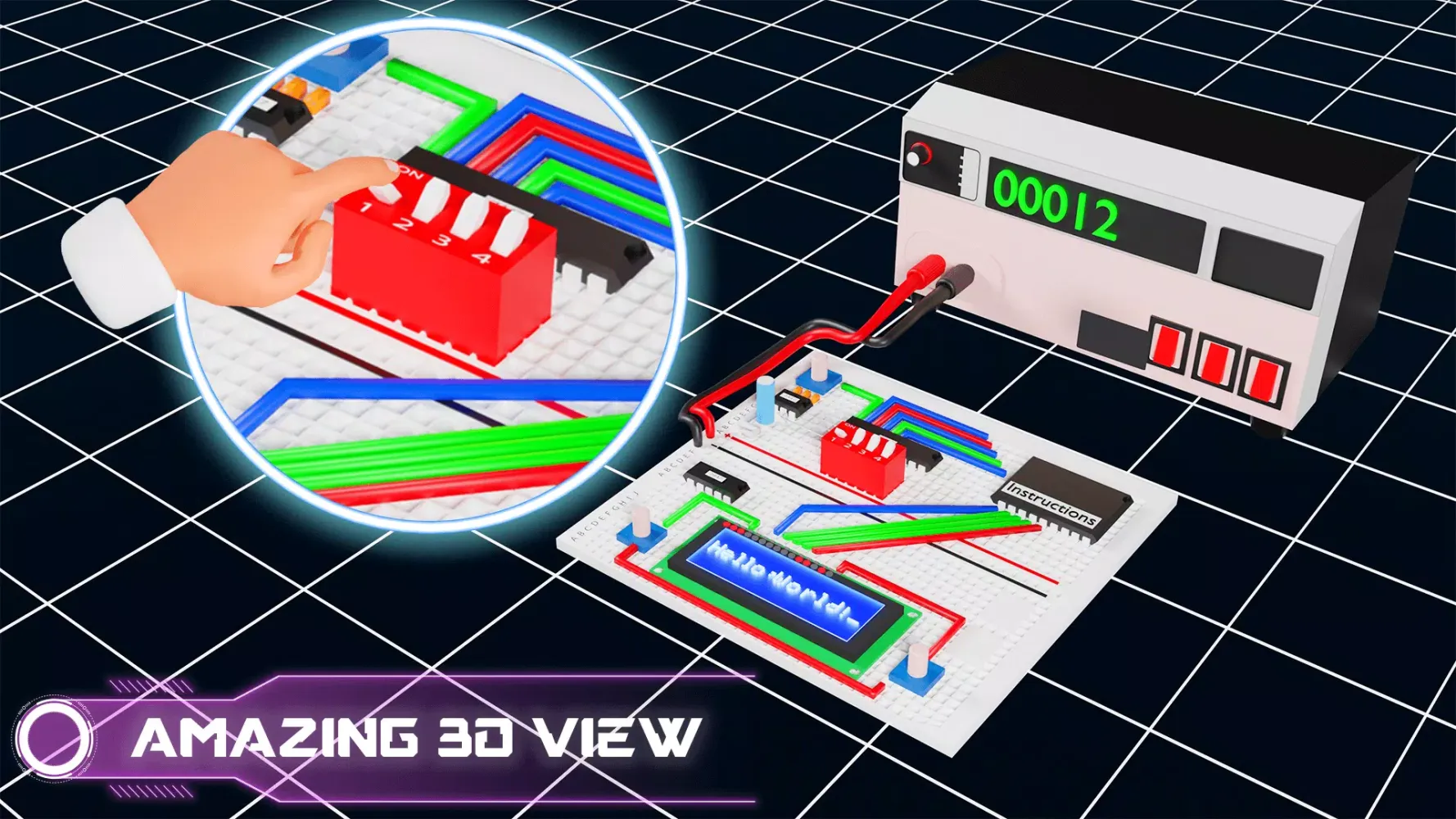 Circuit Simulator Logic Sim سکرین شاٹس