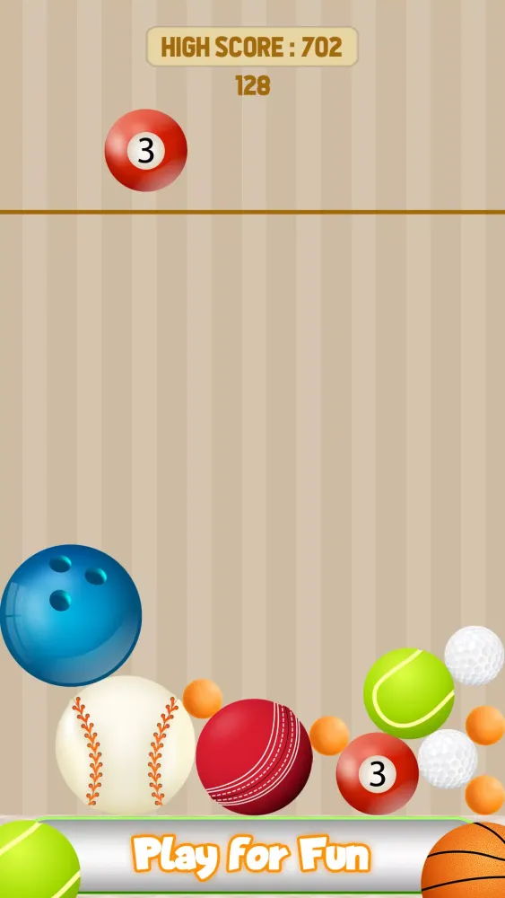 Ball merge 2048 : puzzle game スクリーンショット