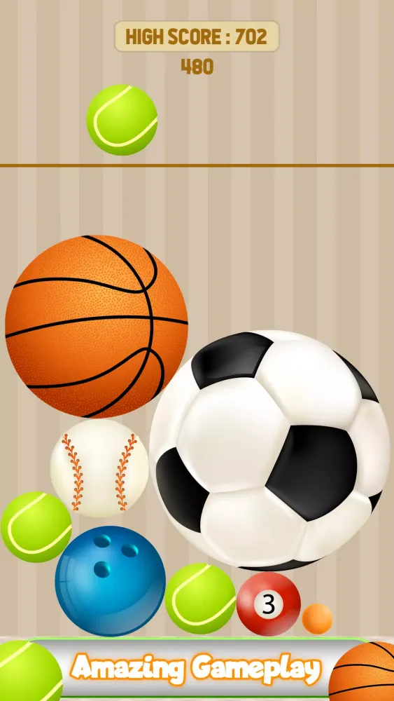 Ball merge 2048 : puzzle game スクリーンショット