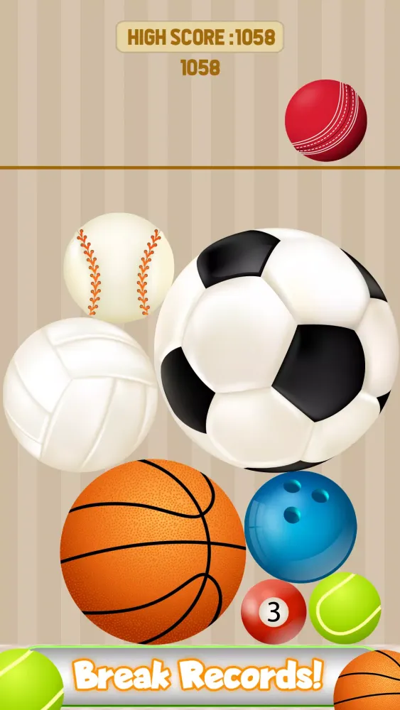 Ball merge 2048 : puzzle game スクリーンショット
