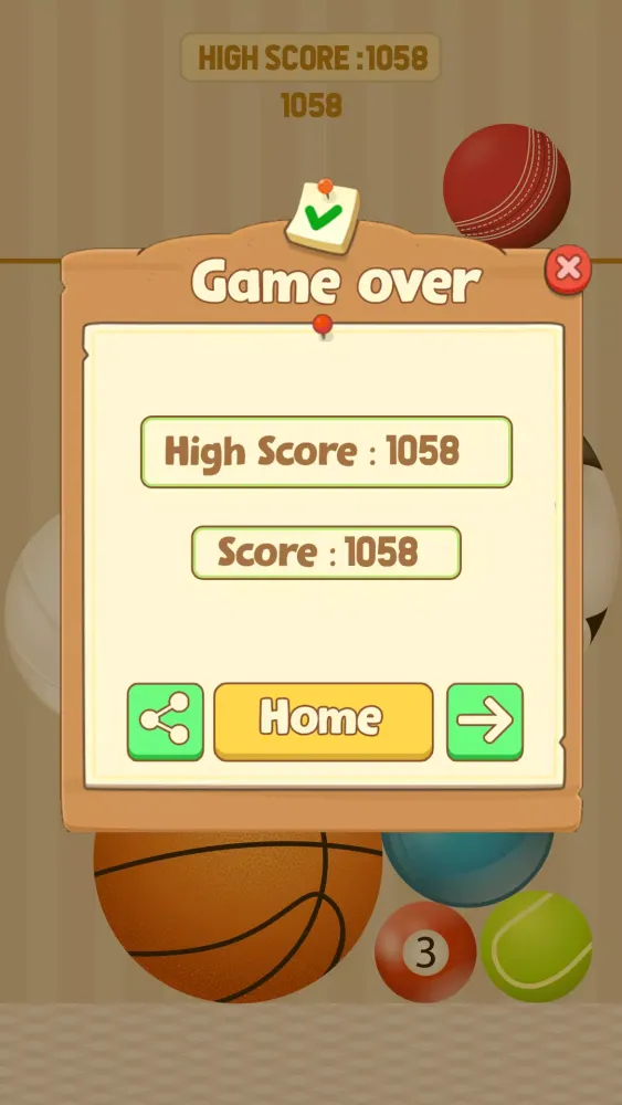Ball merge 2048 : puzzle game スクリーンショット