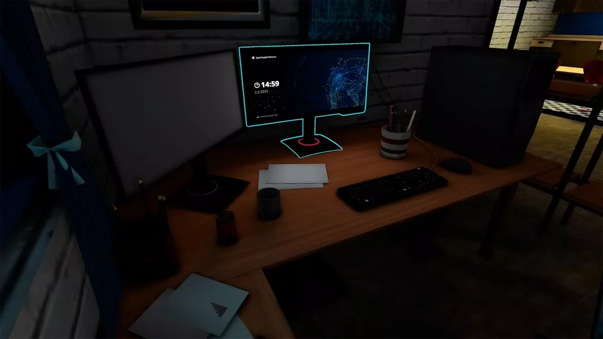 ภาพหน้าจอของ Hacker Simulator PC Tycoon