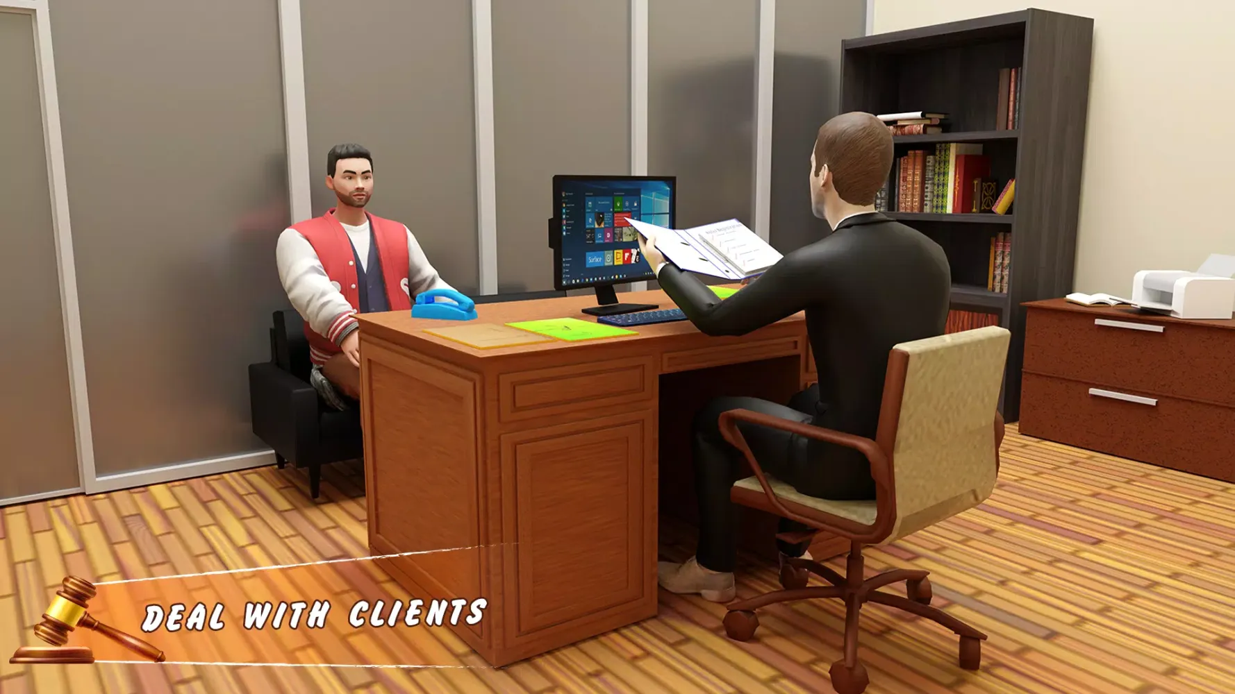 Capturas de tela do Lawyer Life