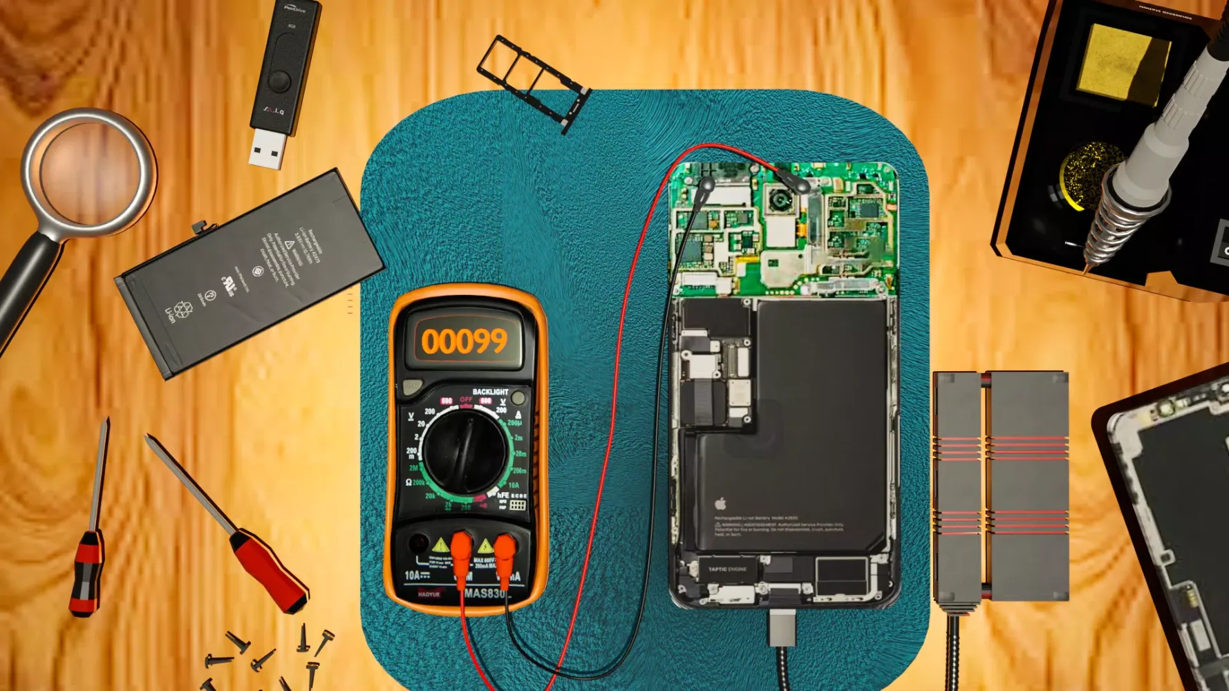 Mobile Repair Store Simulation Screenshots
