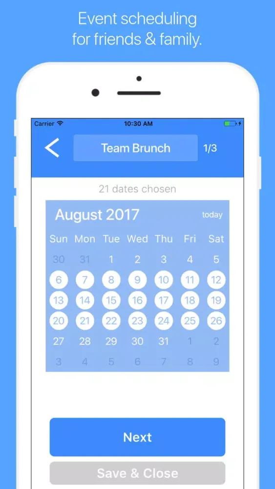 AirTime – Fast Event Scheduling for Groups স্ক্রিনশট