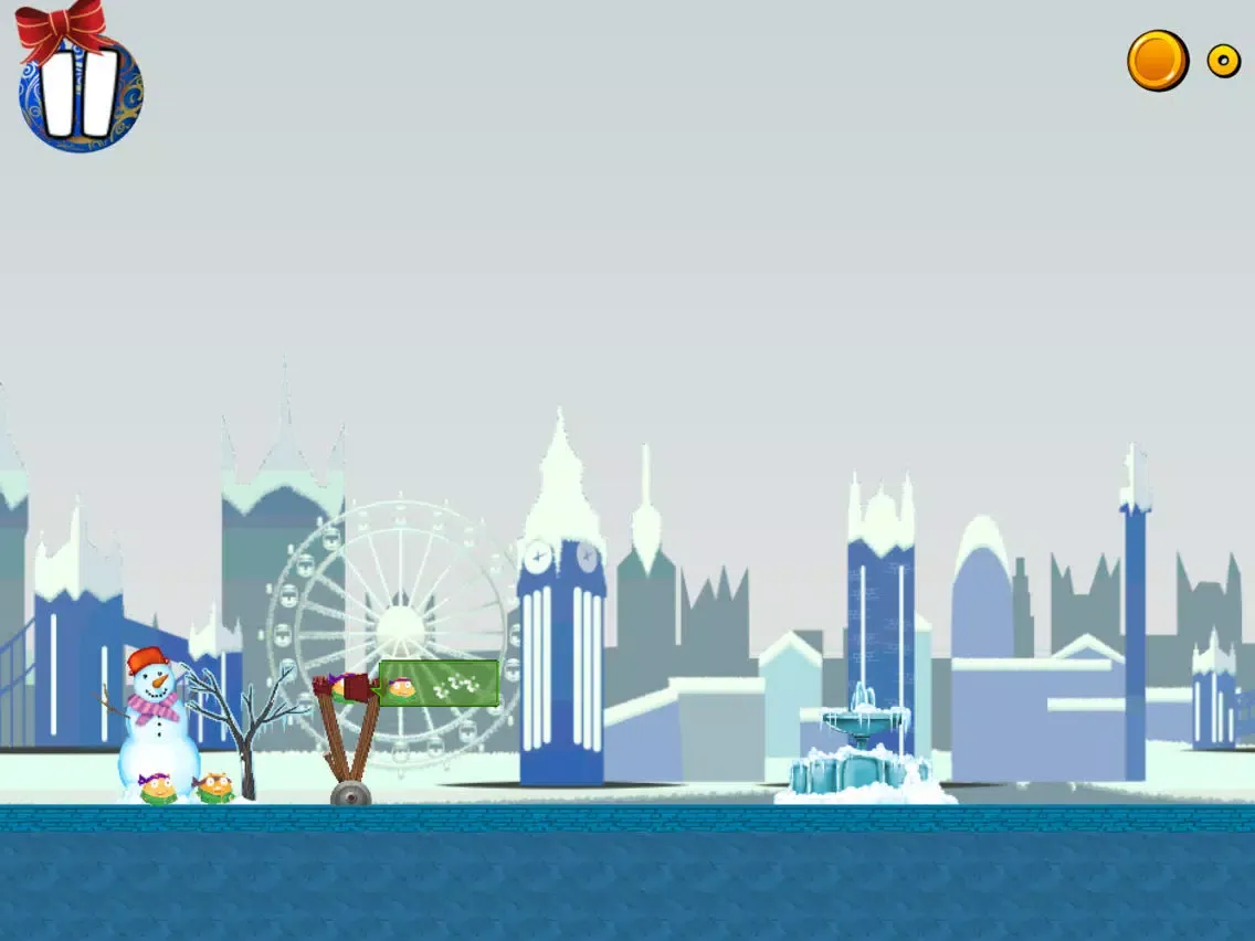 Christmas slingshot iPad  স্ক্রিনশট