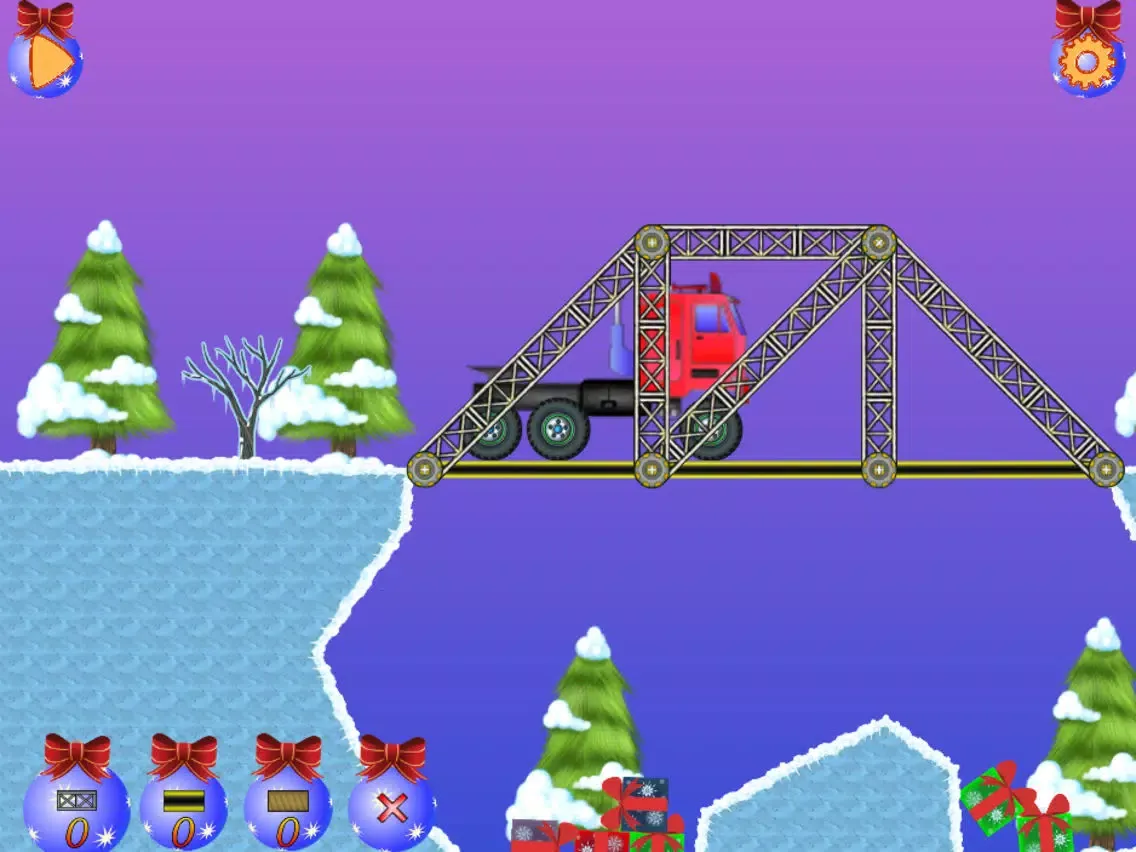Christmas bridge - Bridge construction simulator iPad 应用截图