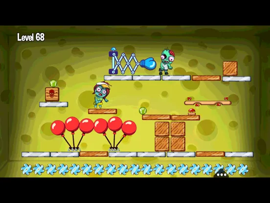 Attack Zombies - Brain Puzzle iPad 應用截圖
