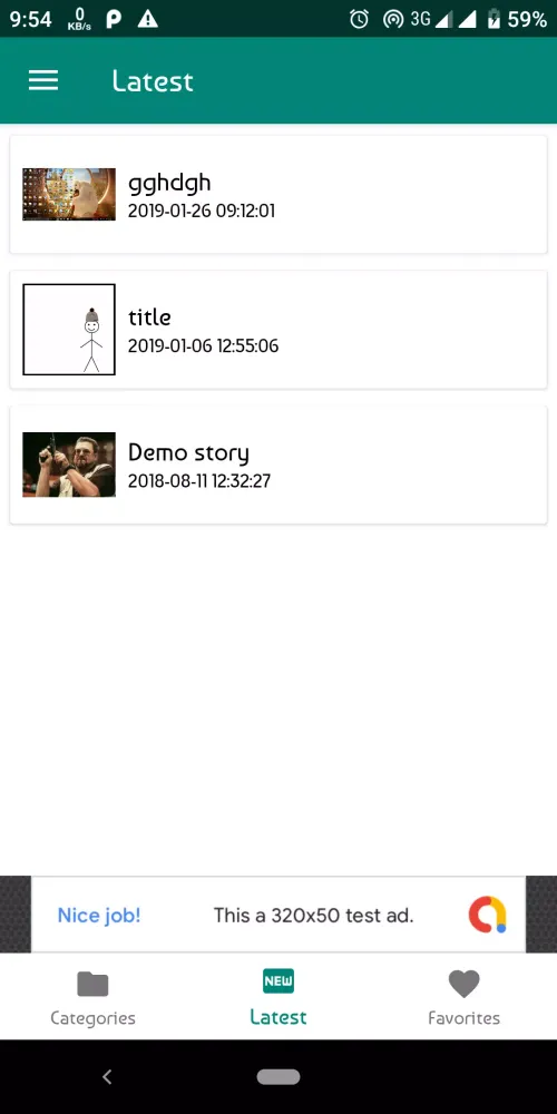 ภาพหน้าจอของ Golpo App