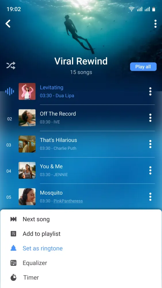 Screenshot di Music player – Mp3 player