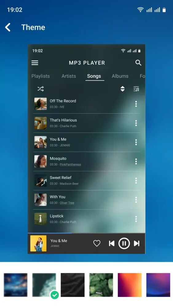 Screenshot di Music player – Mp3 player