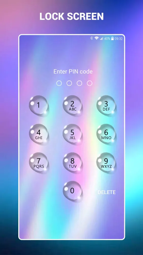ภาพหน้าจอของ Lock screen