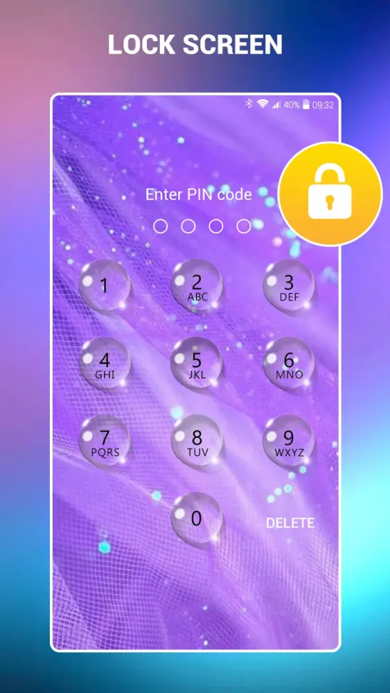 ภาพหน้าจอของ Lock screen