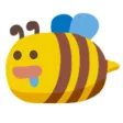 cutee bee sticker