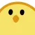 cuteee chick sticker