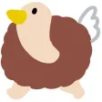 cuteee ostrich