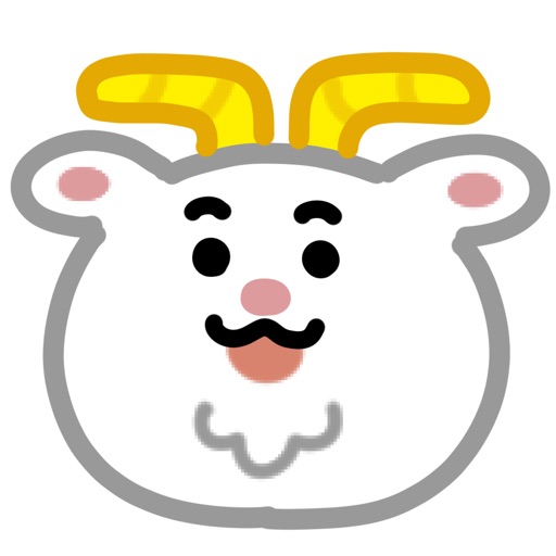 cutee goat sticker cutee goat sticker