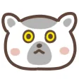 cute lemur sticker