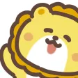 cute lion sticker