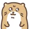cute otter sticker