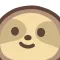 cute sloth sticker