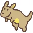 cute kangaroo sticker
