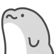gray dolphin sticker gray dolphin sticker